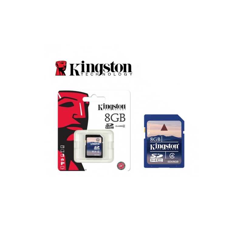 1020 Kingston 8GB SDHC MEMORY CARD Class 4